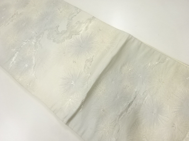 アンティーク　松模様織り出し袋帯(材料)